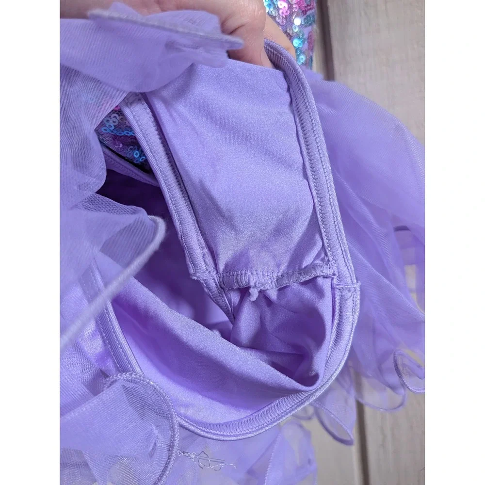 Weissman ShowtimeGirls Good Luck 11612 Purple Sequin Tutu